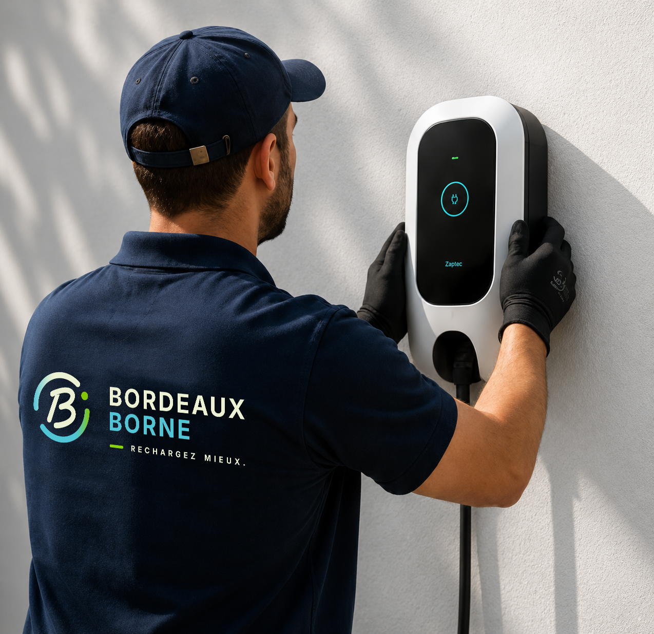 Installation d'une borne de recharge à domicile en Gironde